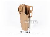 FMA CQC Serpa Holster 1911 Government Polymer DE TB1155-DE